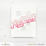 Altenew Outlined Hello Die Set
