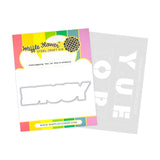 Waffle Flower Overlapping You're Die-n-stencil