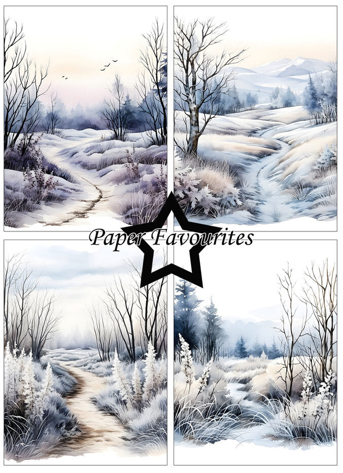Paper Favourites Frosty Winter A6 Paper Pad (PFA590)