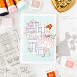 Pinkfresh Studio Couture Grace Stamp, Die & Stencil Bundle