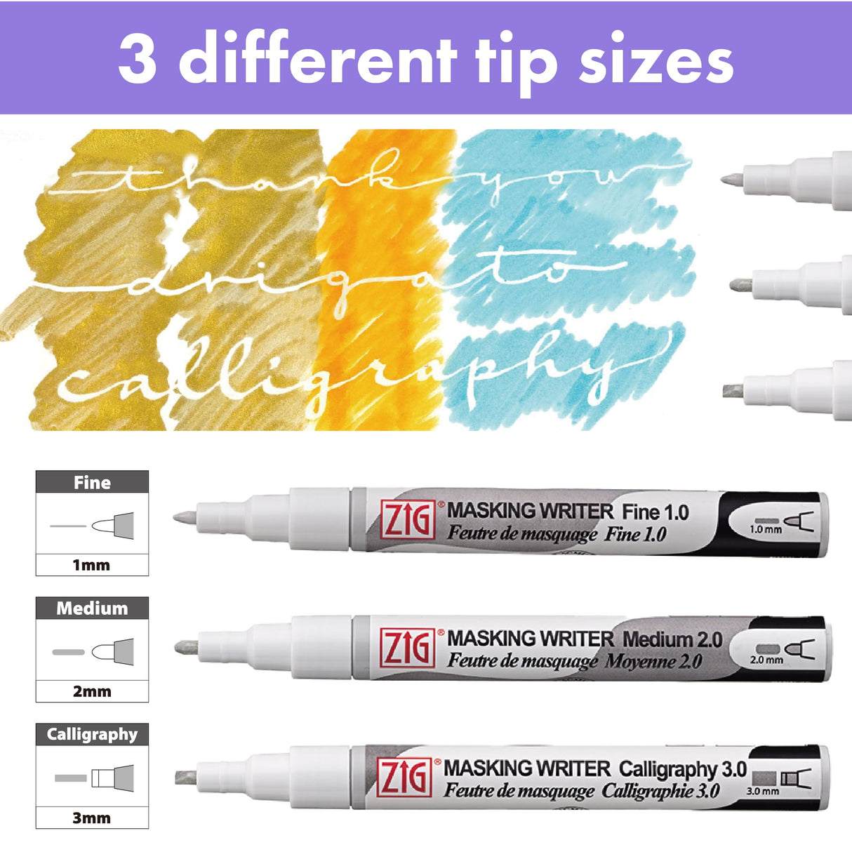 ZIG Masking Writer Medium - 2mm 1 pcs