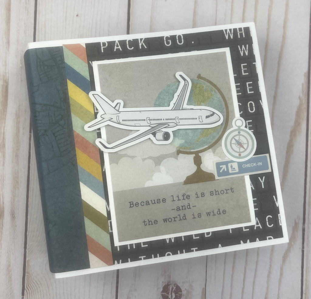 PhotoPlay Interactive 5.25x 5.25 inch Travelogue Mini Album