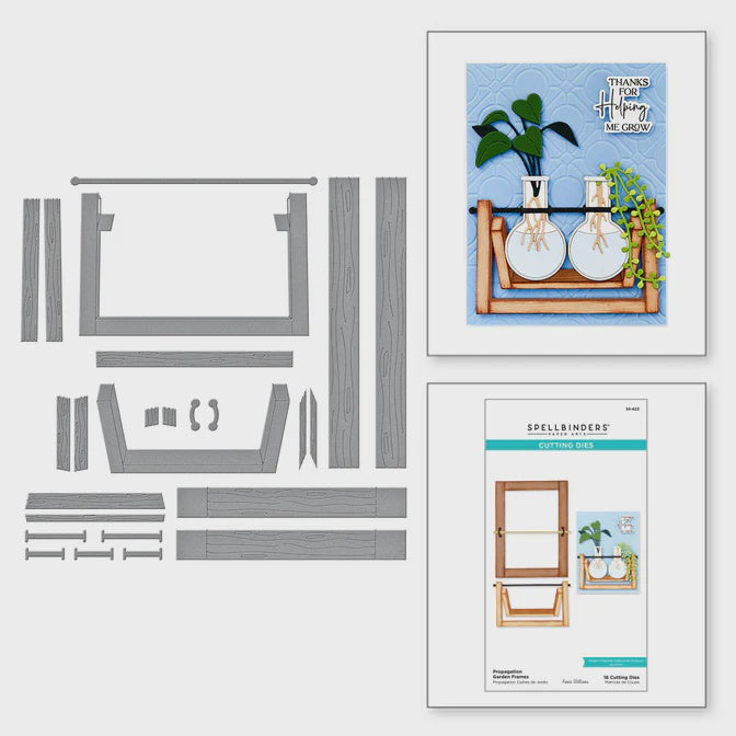 Spellbinders Propagation Garden Frames Etched Dies from the Propagation Garden Collection by Annie Williams