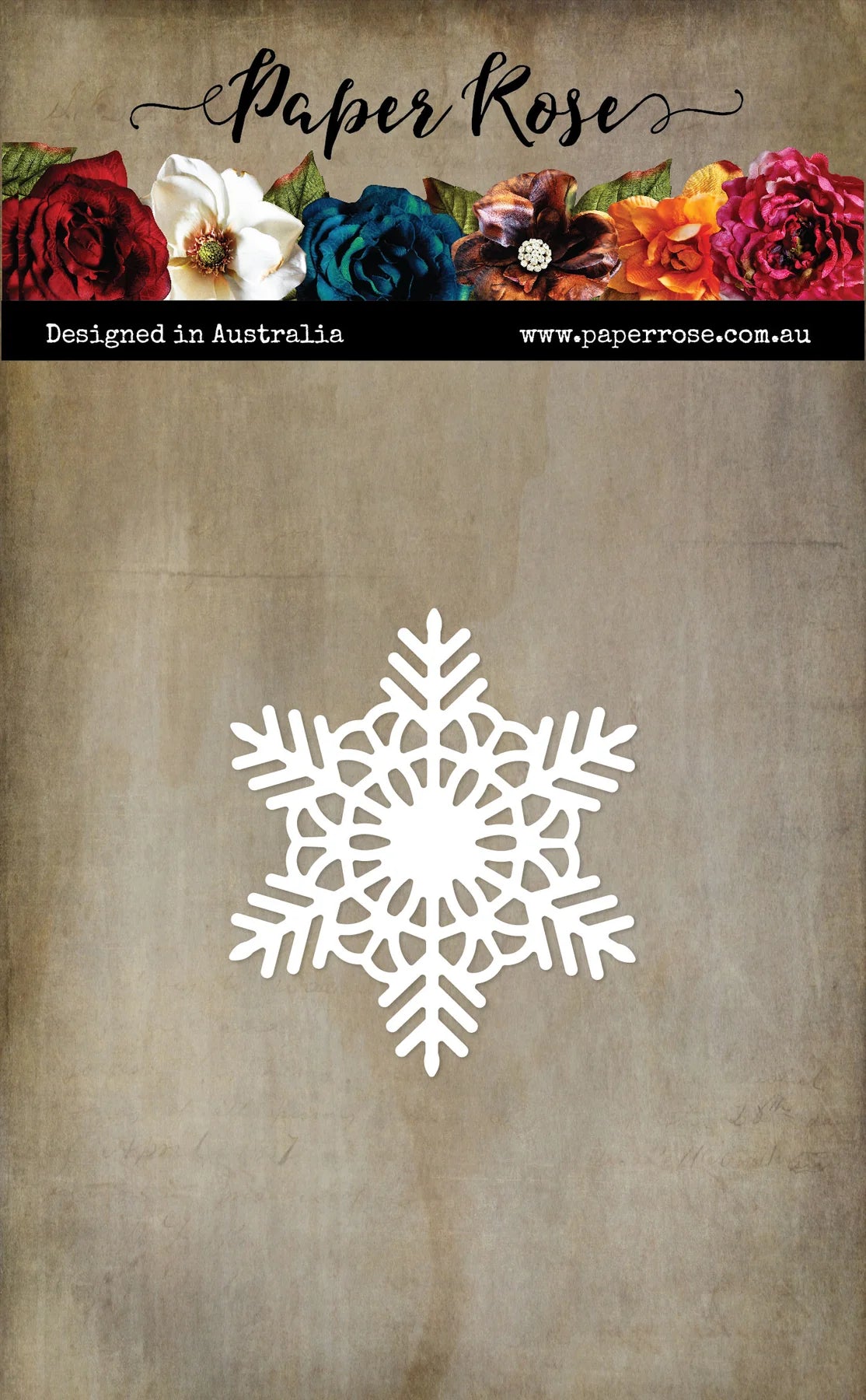 Paper Rose Studio Christmas Snowflake 3 Metal Cutting Die 32436