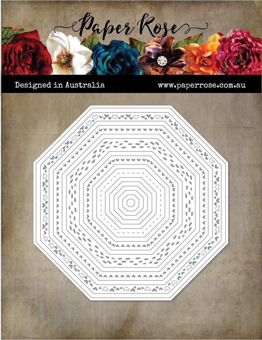 Paper Rose Studio Lots and Lots of Octagons Metal Cutting Die 20535