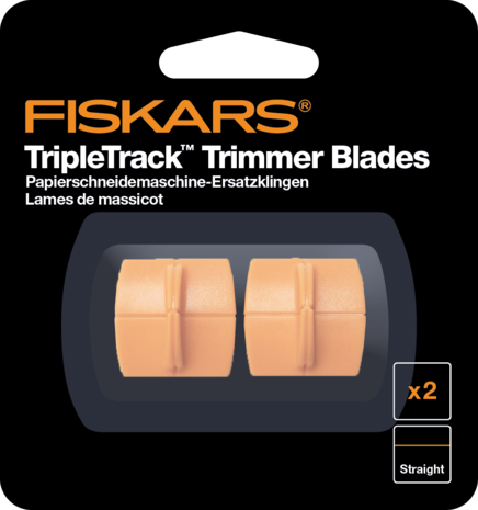 Fiskars Paper Trimmer Blades TripleTrack Straight (2pcs) (1003904)