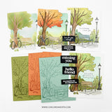 Concord & 9th Park Bench Stamp Set (6 x 6) & Stencil Bundle
