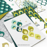 Concord & 9th Patterned Peacock Inlay Dies