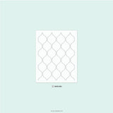 Concord & 9th Patterned Peacock Embossing Folder (4.75 x 6)