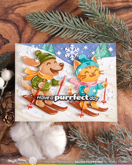 Waffle Flower Crafts Pawder Day Sentiments Combo