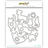 Honey Bee Stamps Paws & Purrs - Coordinating Honey Cuts