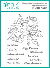 Gina K Designs BUNDLE – Peaceful Peonies
