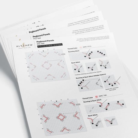 Altenew Pegboard Panels Die Set