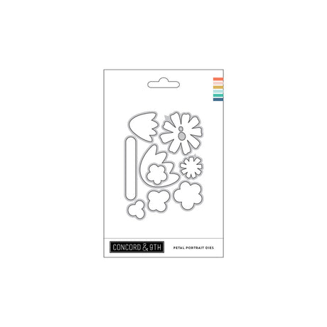 Concord & 9th Petal Portraits Stamp Set (4 x 4) & Die Bundle