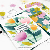Concord & 9th Petal Portraits Stamp Set (4 x 4) & Die Bundle