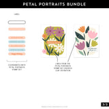 Concord & 9th Petal Portraits Stamp Set (4 x 4) & Die Bundle