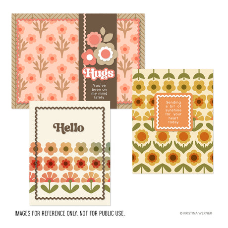 Concord & 9th KW Petal Pop Greetings Stamp Set (4 x 6) & Die Bundle
