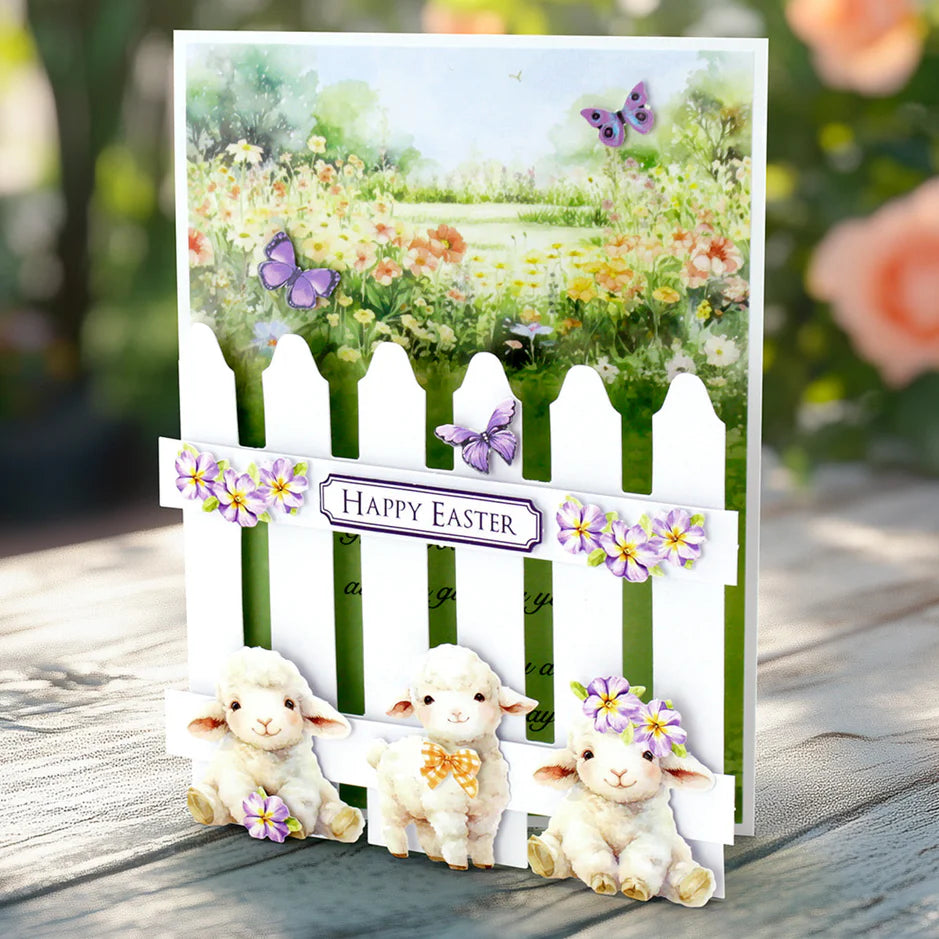 Katy Sue Designs Picket Fence Scene Stash, 24 sheets
