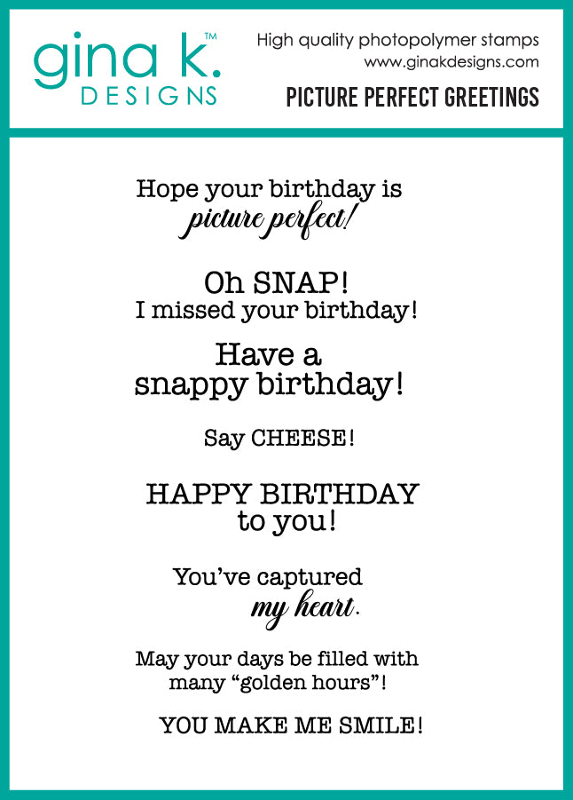 Gina K Designs Bundle – Picture Perfect Greetings