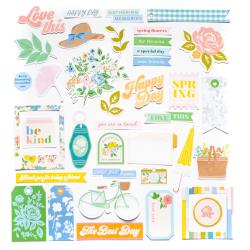 Pinkfresh Studio Flower Market Card / Scrapbook Kit