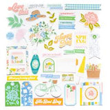 Pinkfresh Studio Flower Market Card / Scrapbook Kit