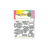 Waffle Flower Postage Collage Baby Icons Die - 422526
