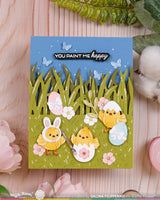 Waffle Flower Craft Postage Collage Egg Hunt Icons Die