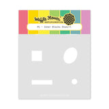 Waffle Flower Crafts Postage Collage Inner Blocks Stencil