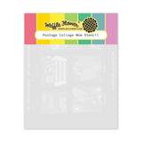 Waffle Flower Crafts Postage Collage Mom Stencil