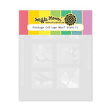 Waffle Flower Craft Postage Collage Woof Stencil