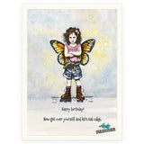 Katy Sue Designs Andy Skinner Princess Attitude Pre Cut Rubber Stamp Set – Andy Skinner