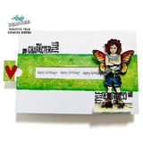 Katy Sue Designs Andy Skinner Princess Attitude Pre Cut Rubber Stamp Set – Andy Skinner