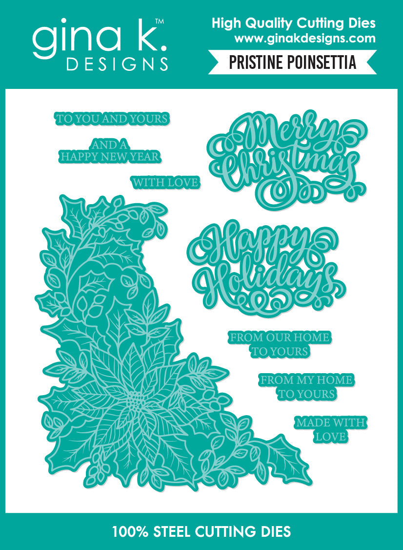 Gina K Design Bundle - Pristine Poinsettia