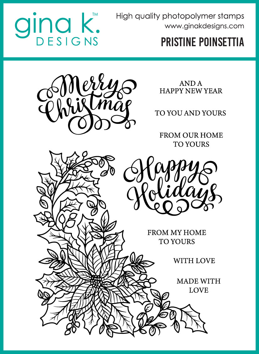 Gina K Design Bundle - Pristine Poinsettia