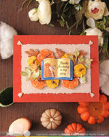 Waffle Flower Pumpkin Time Texture Die