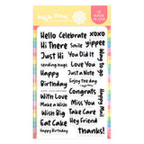 Waffle Flower Crafts Quick Greetings Stamp Set