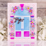 Pinkfresh Studio Arched Elegance Stencil & Die Bundle