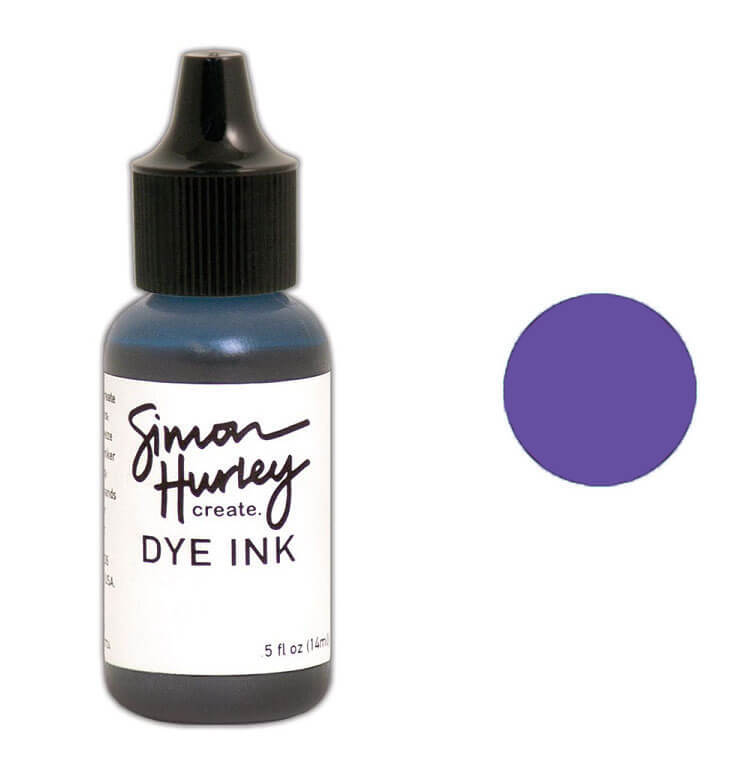 Simon Hurley create. Dye Ink Reinker 1/2OZ REINKER - CROWN ME