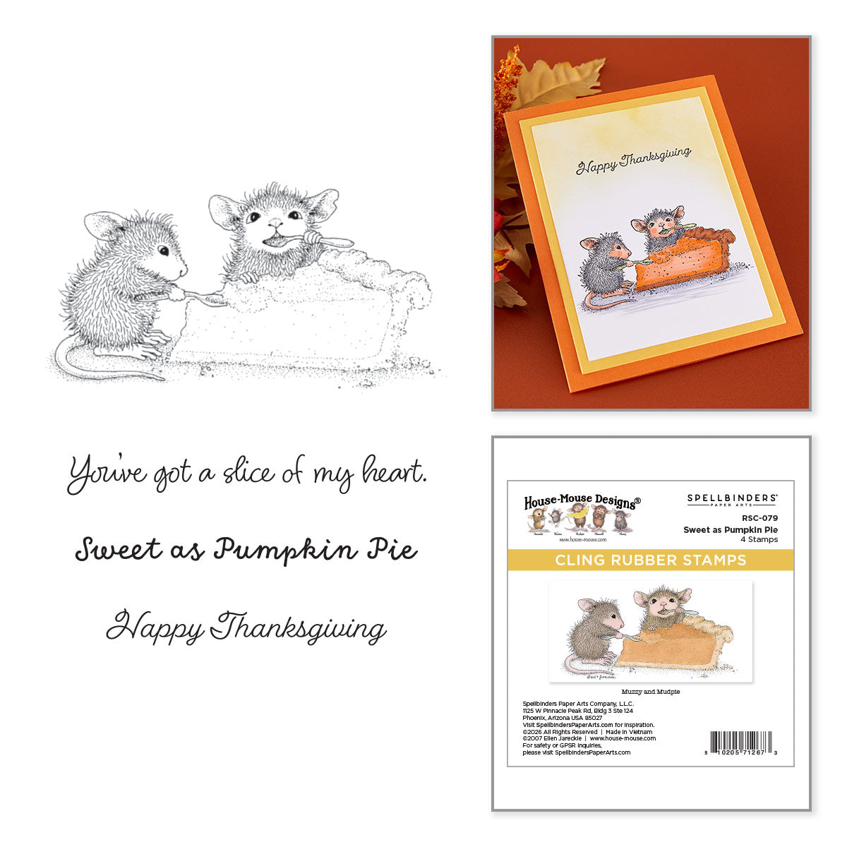 Spellbinders House-Mouse Holiday Dreams Collector Bundle