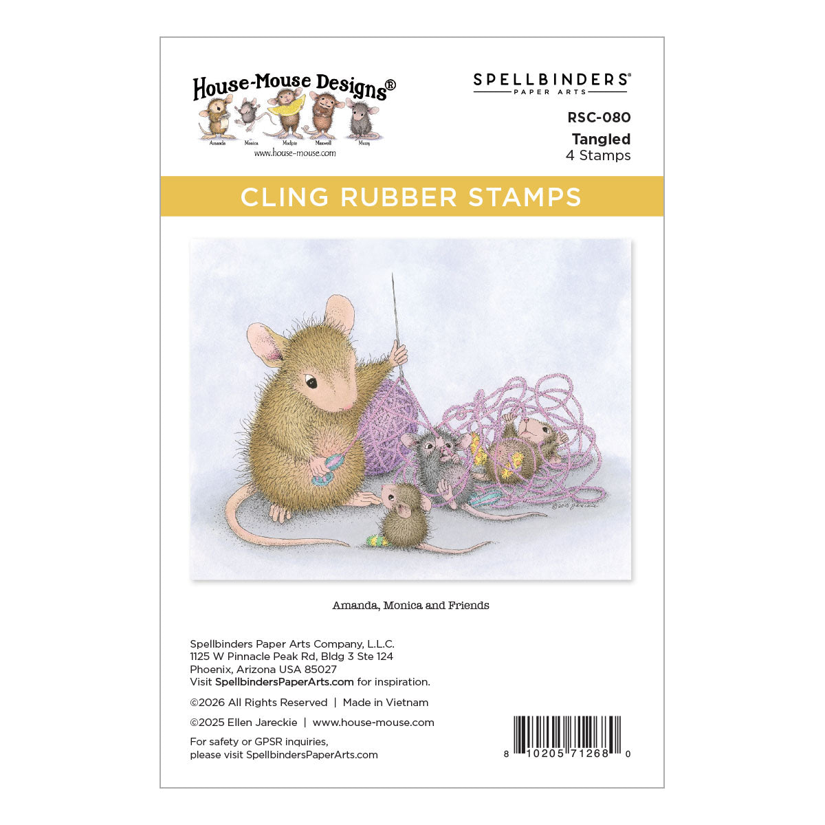 Spellbinders House-Mouse Tangled Collection Bundle
