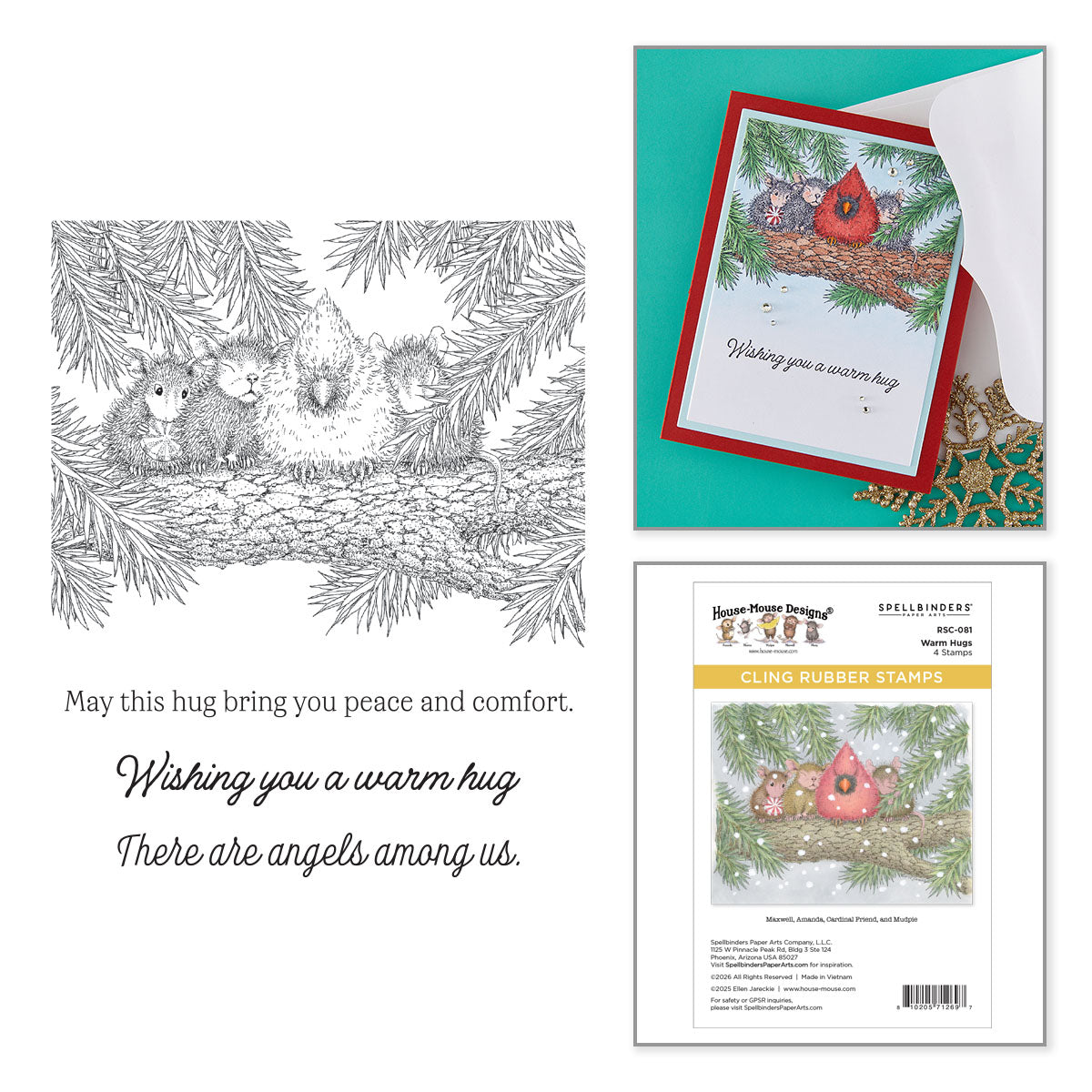 Spellbinders House-Mouse Tangled Collection Bundle