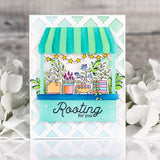 Pinkfresh Studio Flower Market stencil & Die Bundle