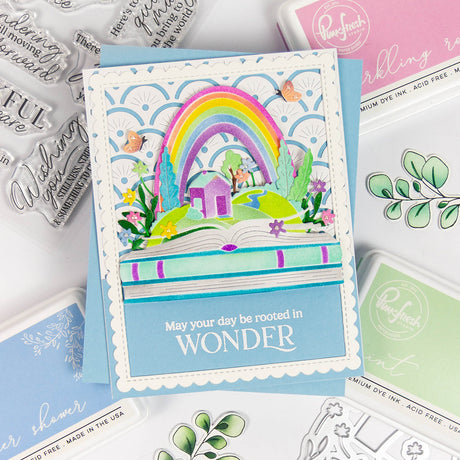 Pinkfresh Studio Nature's Narrative die & Stencil Bundle