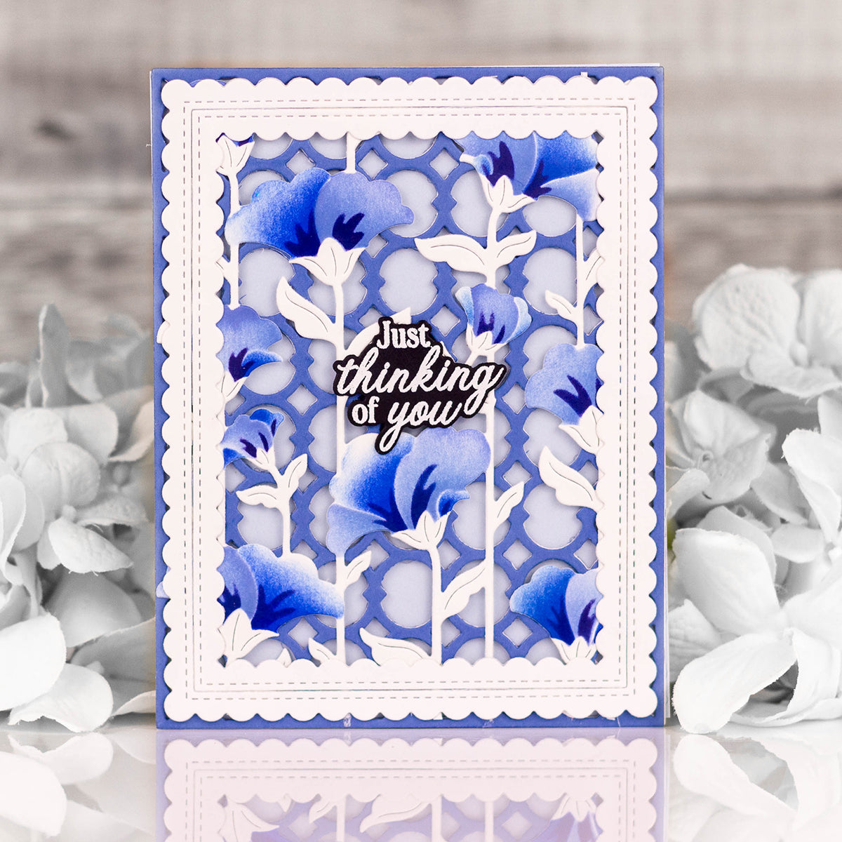 Pinkfresh Studio Rising Wildflowers die/ Stencil Bundle