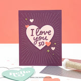 Concord & 9th Radiant Heart Stamp Set (4 x 6)