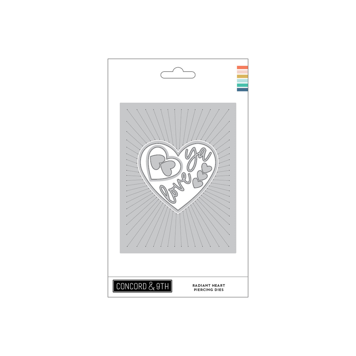Concord & 9th Radiant Heart Piercing Dies