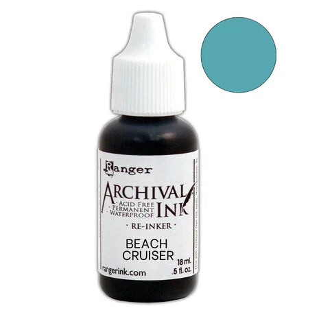 Ranger Archival Ink Re-Inkers Beach Cruiser 5 fl oz (ARR85805)