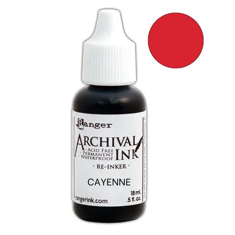 Ranger Archival Ink Re-Inkers Cayenne 5 fl oz (ARR85812)