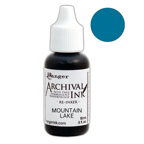 Ranger Archival Ink Re-Inkers Mountain Lake 5 fl oz (ARR85430)