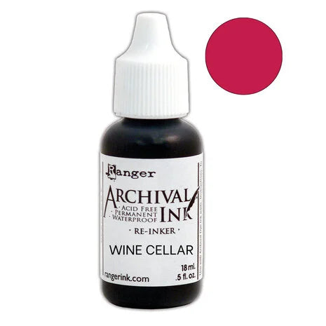 Ranger Archival Ink Re-Inkers Wine Cellar 5 fl oz (ARR85829)